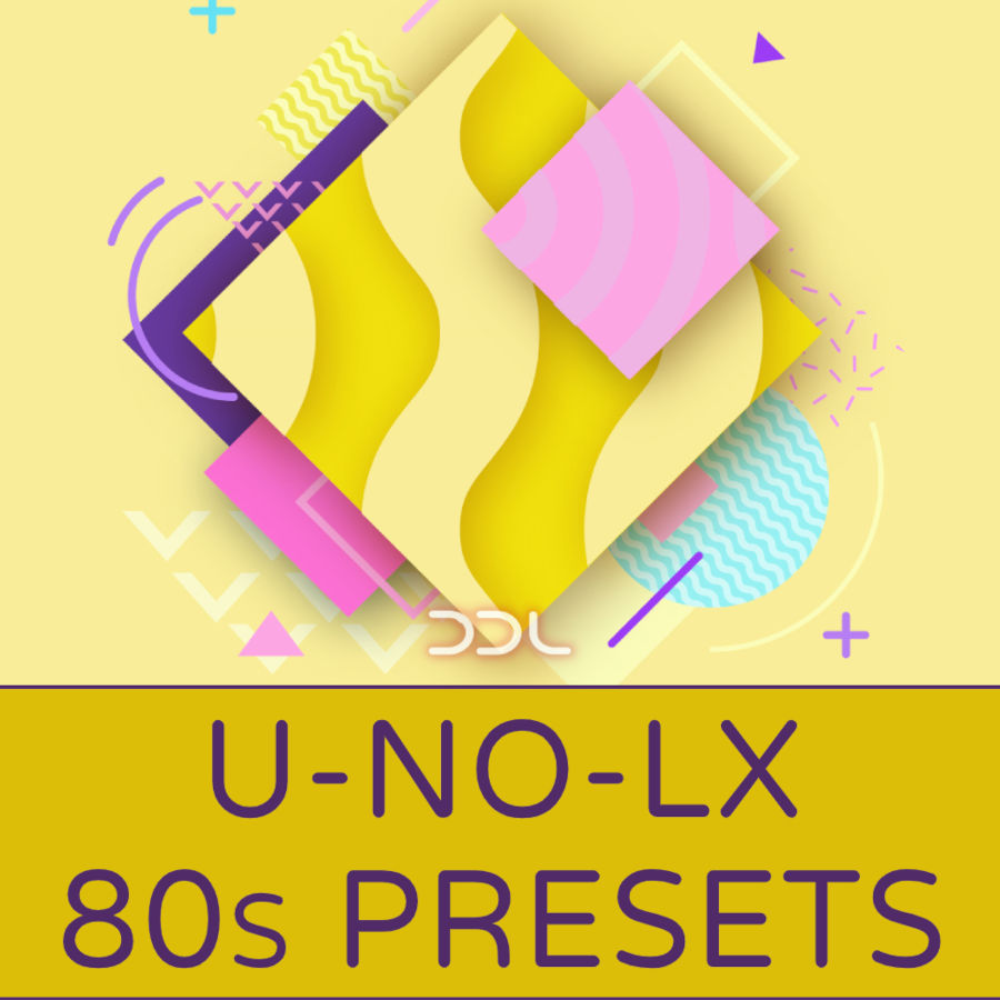 Deep Data Loops - U-No-LX 80s Presets Presets Software GUI Artwork