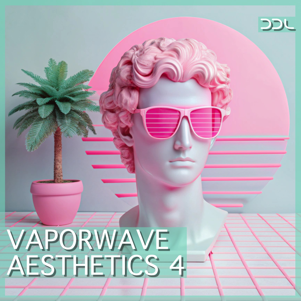 Deep Data Loops - Vaporwave Aesthetics 4 Sample Packs Software GUI Artwork