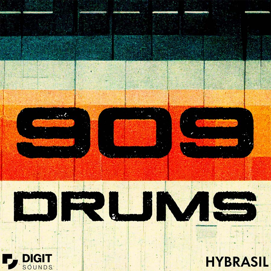 Digit Sounds - 909 Drums Sample Packs Software GUI Artwork