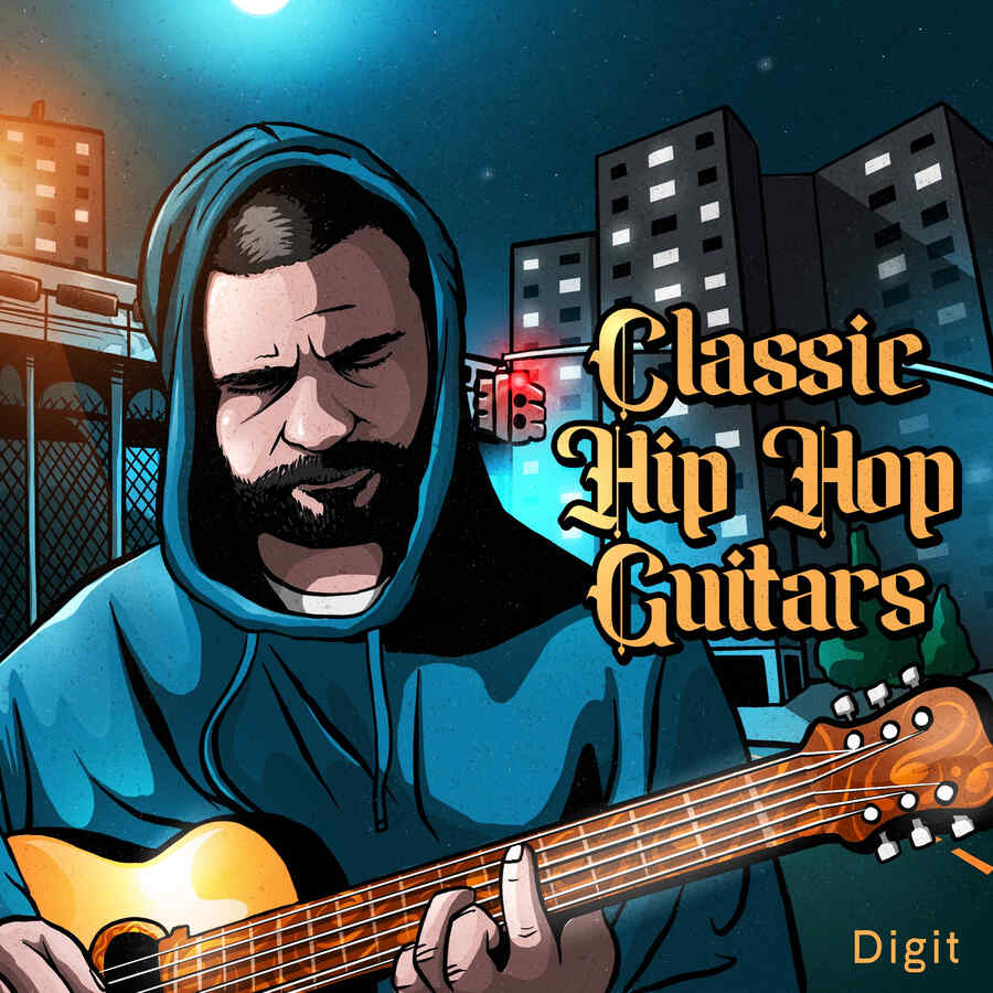 Digit Sounds - Classic Hip Hop Guitars Sample Packs Software GUI Artwork