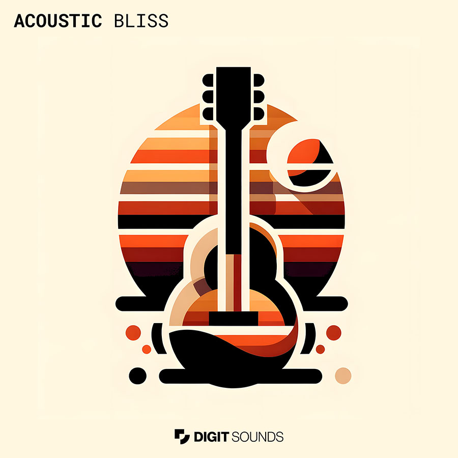 Digit Sounds - Acoustic Bliss Sample Packs Software GUI Artwork