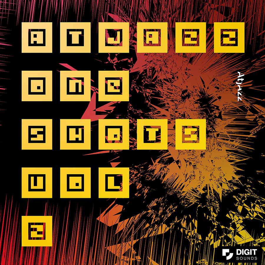 Digit Sounds - Atjazz One Shots Vol. 2 Sample Packs Software GUI Artwork