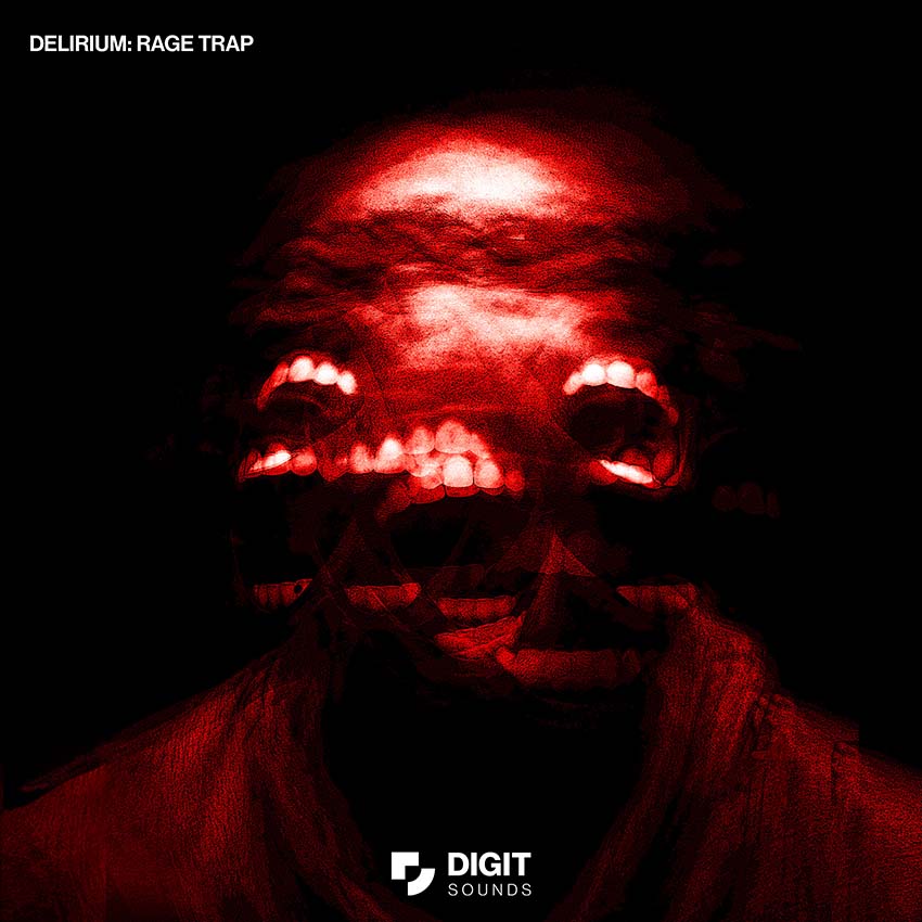 Digit Sounds - Delirium: Rage Trap Sample Packs Software GUI Artwork