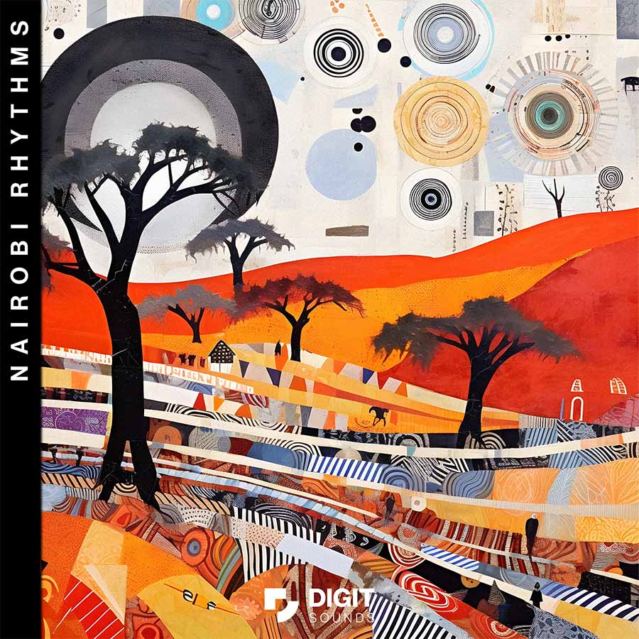 Digit Sounds - Nairobi Rhythms Sample Packs Software GUI Artwork