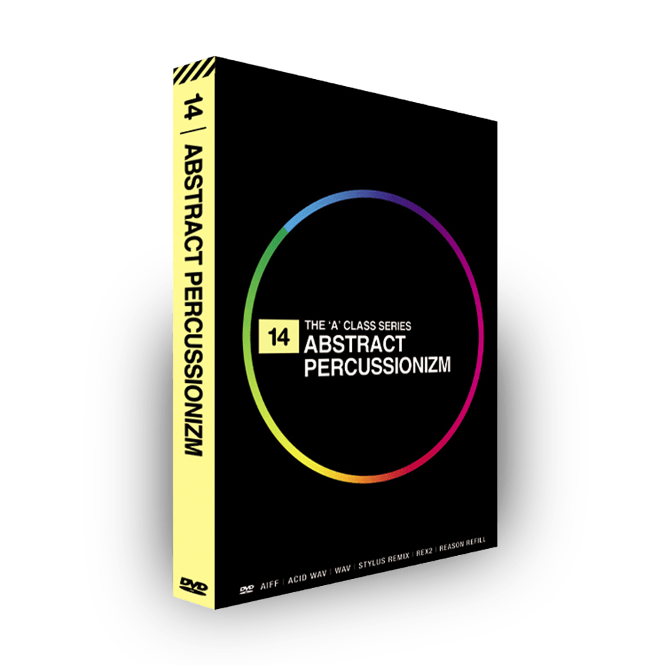 Digital Redux - Abstract Percussionizm Sample Packs Software GUI Artwork