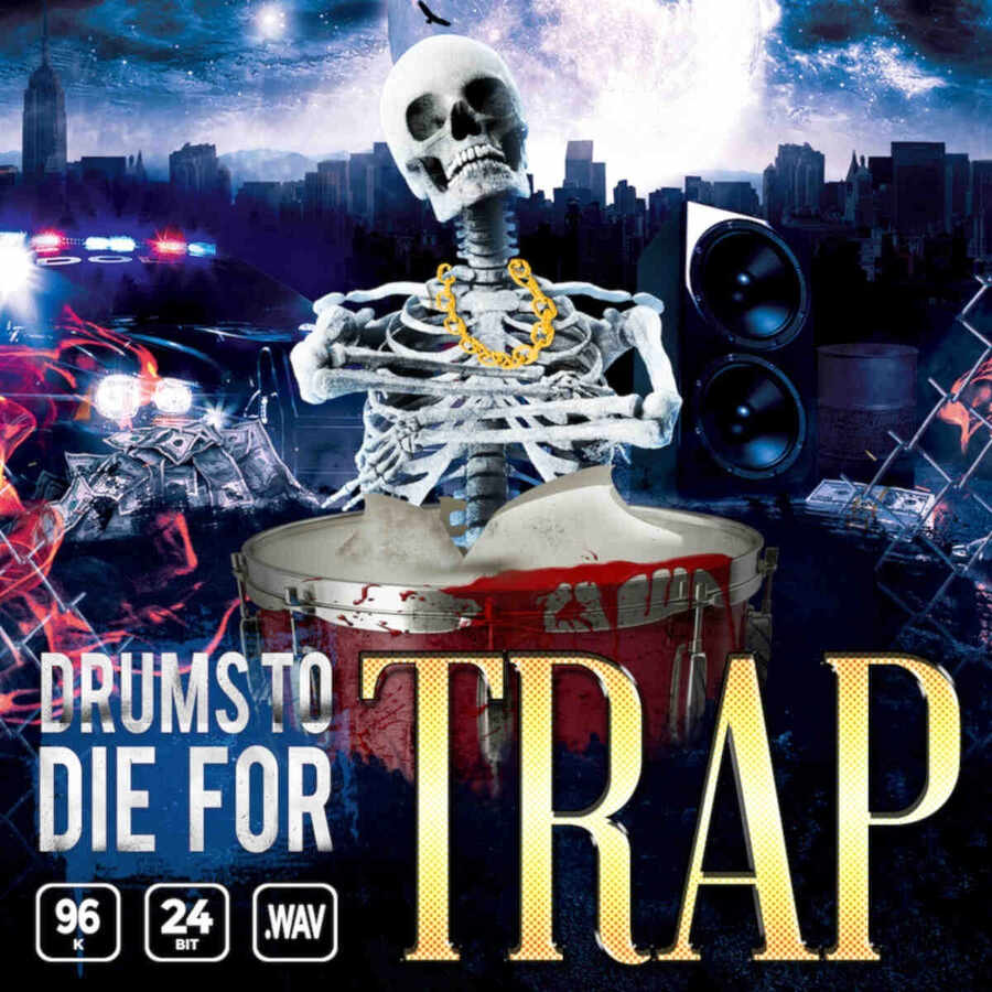 Epic Stock Media - Drums To Die For Trap Sample Packs Software GUI Artwork
