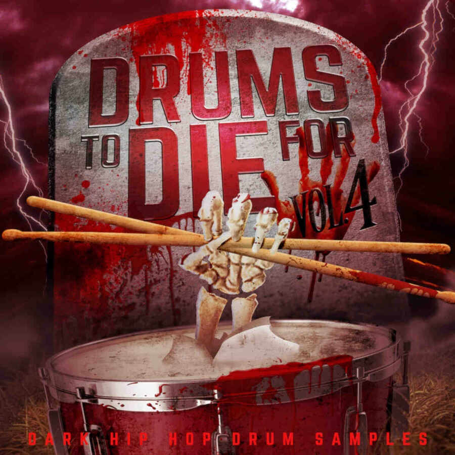 Epic Stock Media - Drums To Die For Vol. 4 Sample Packs Software GUI Artwork