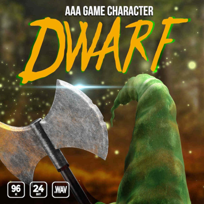 Epic Stock Media - AAA Game Character Dwarf Sample Packs Software GUI Artwork
