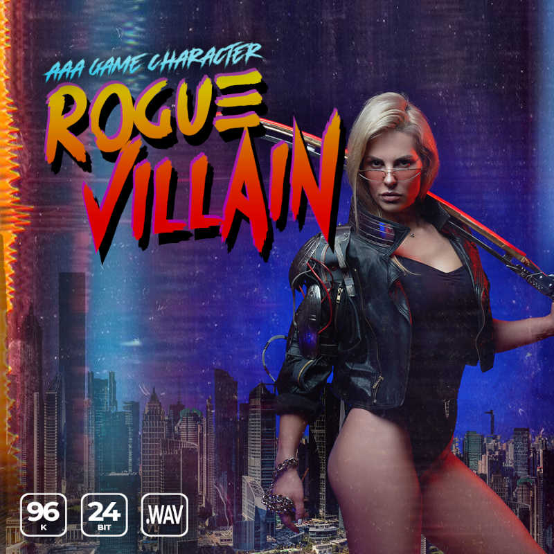 Epic Stock Media - AAA Game Character Female Rogue Villain  Sample Packs Software GUI Artwork