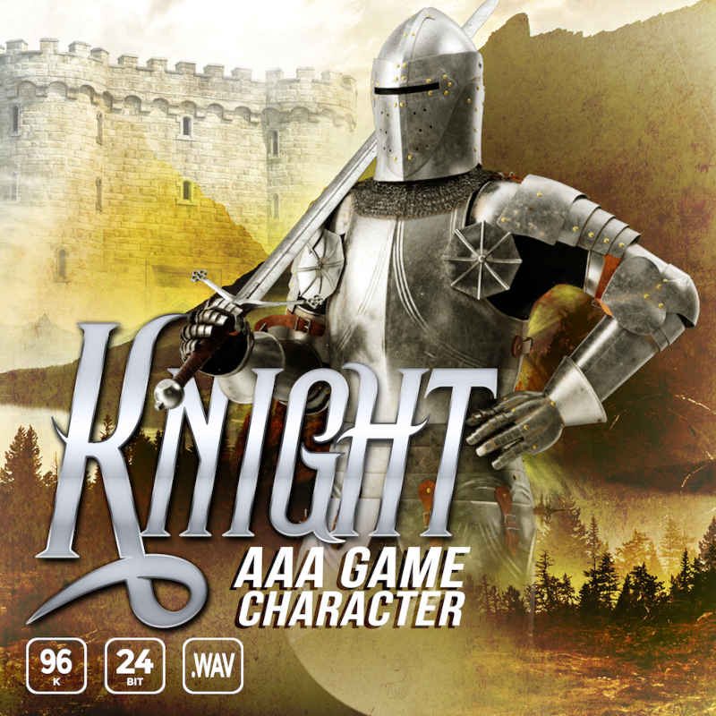 Epic Stock Media - AAA Game Character Knight Sample Packs Software GUI Artwork
