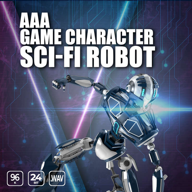Epic Stock Media - AAA Game Character Sci-fi Robot Sample Packs Software GUI Artwork