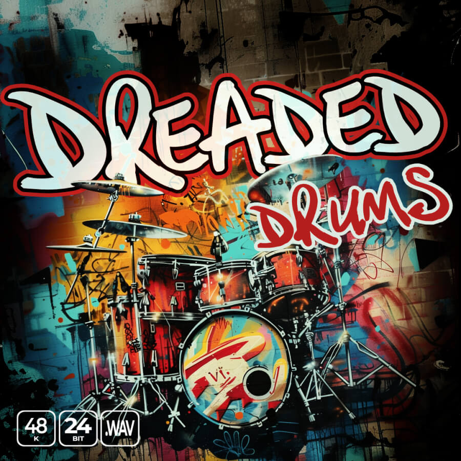 Epic Stock Media - Dreaded Drums Sample Packs Software GUI Artwork