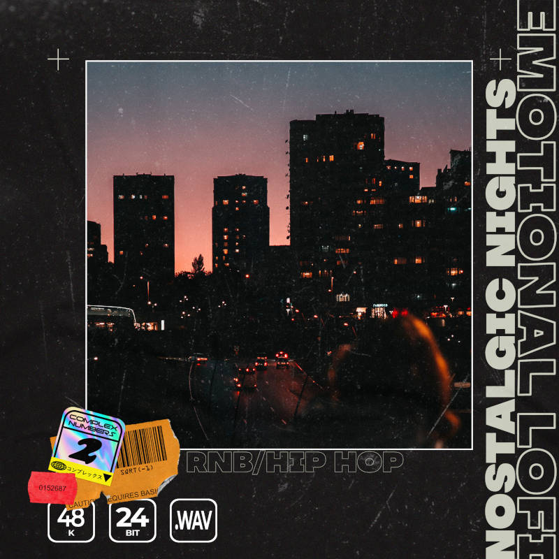 Epic Stock Media - Emotional Lo-Fi: Nostalgic Nights Sample Packs Software GUI Artwork