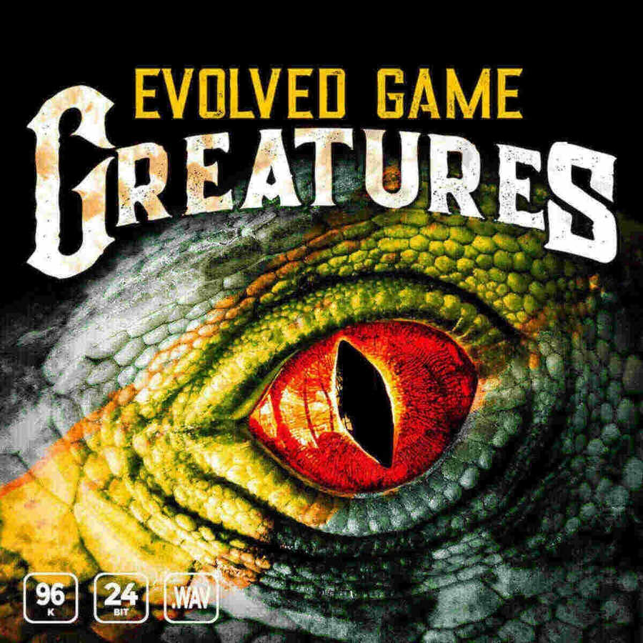 Epic Stock Media - Evolved Game Creatures – Monster Sounds Sample Packs Software GUI Artwork