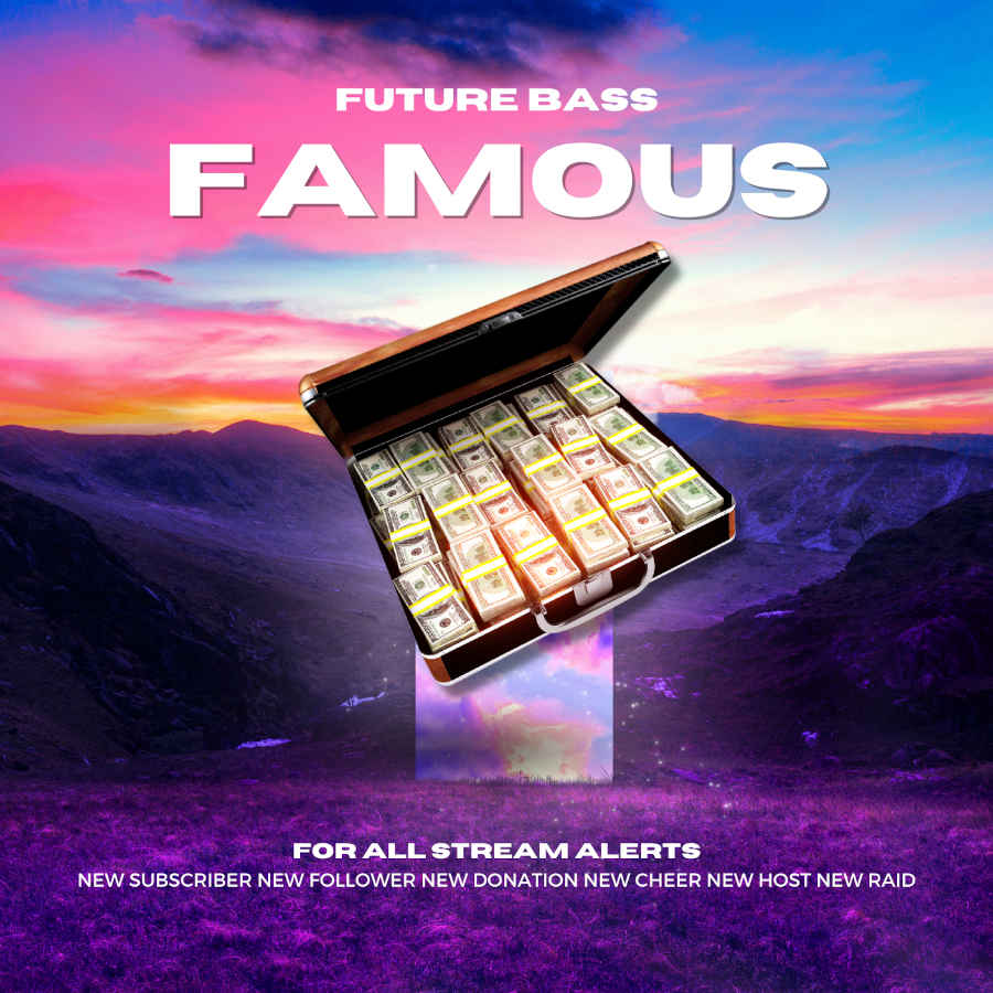 Epic Stock Media - Famous Future Bass Alert Sounds Sample Packs Software GUI Artwork