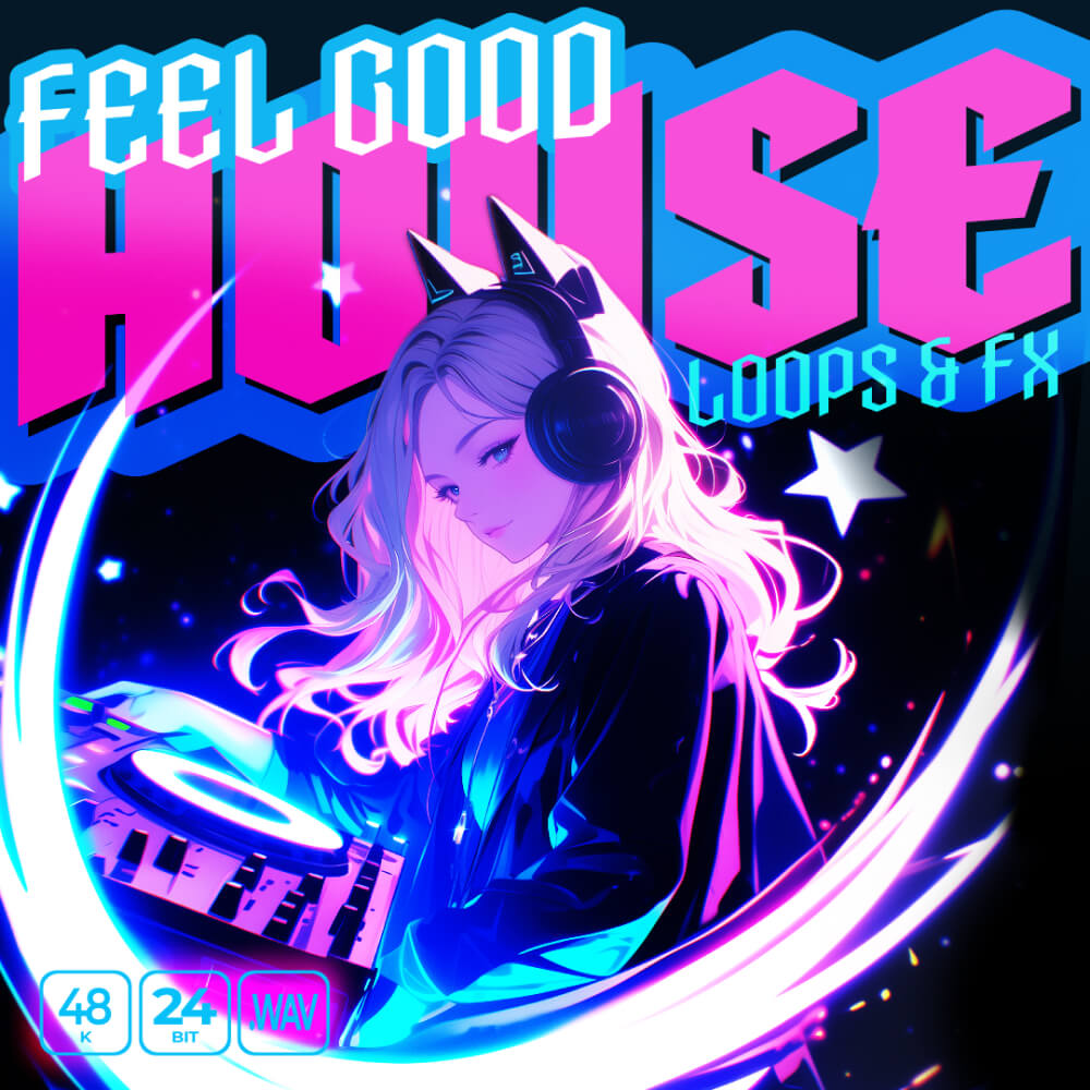 Epic Stock Media - Feel Good House Loops and FX Sample Packs Software GUI Artwork