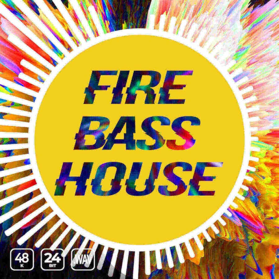 Epic Stock Media - Fire Bass House Sample Packs Software GUI Artwork