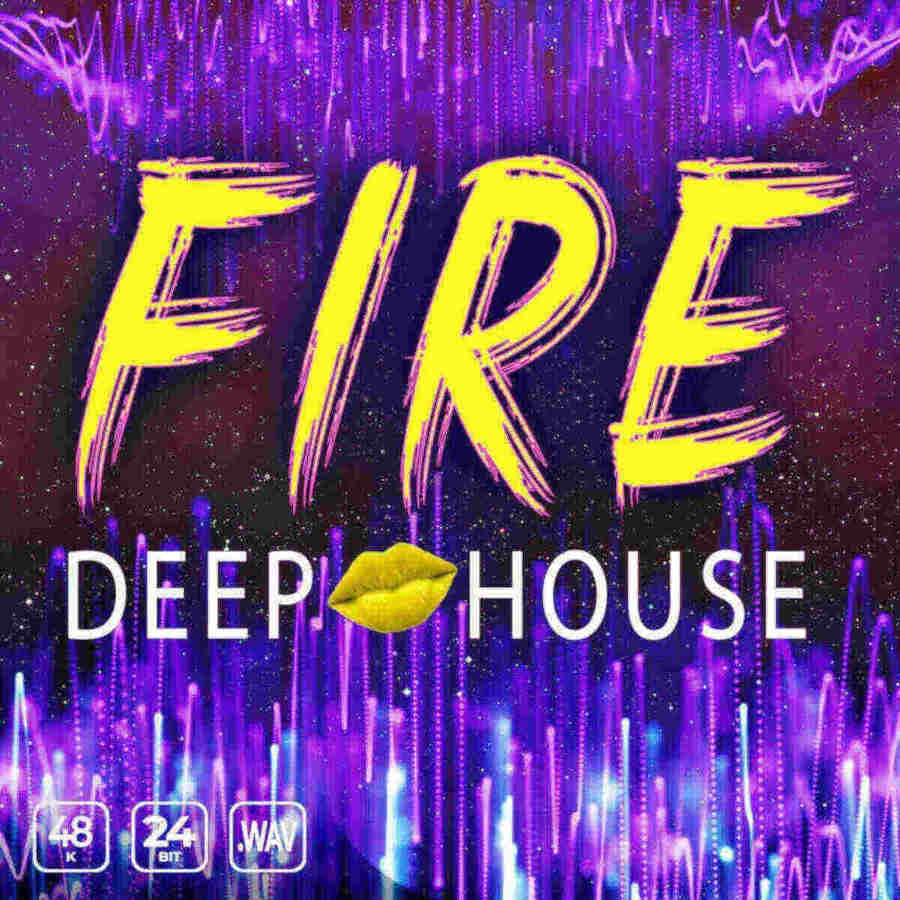 Epic Stock Media - Fire Deep House Sample Packs Software GUI Artwork