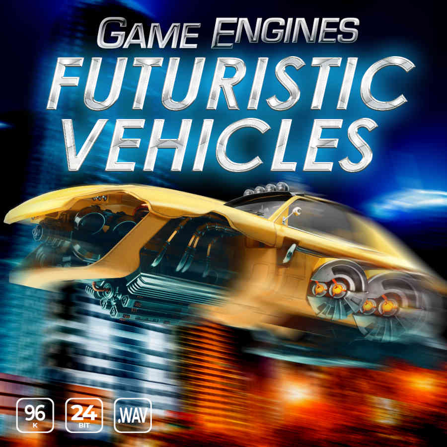 Epic Stock Media - Futuristic Vehicles and Engines Sound Kit Sample Packs Software GUI Artwork