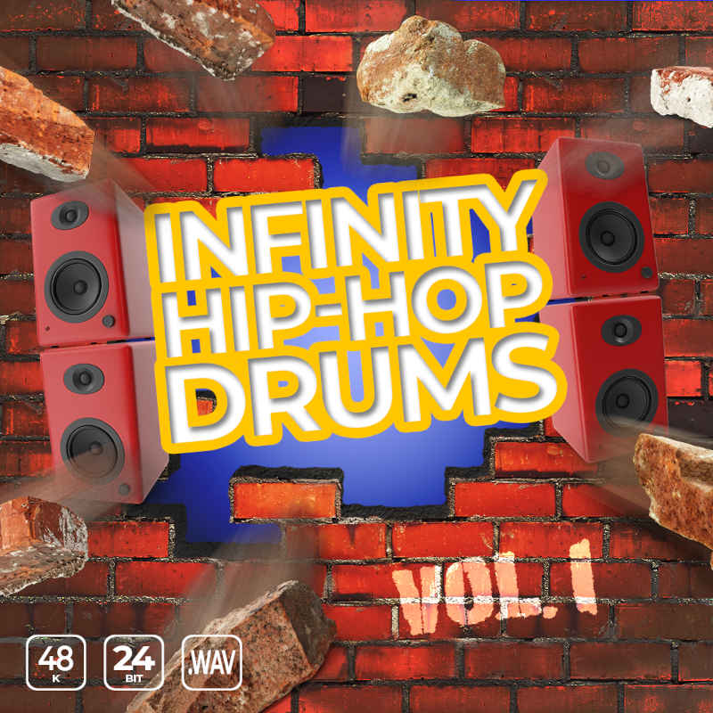 Epic Stock Media - Infinity Hip Hop Drums Vol 1 Sample Packs Software GUI Artwork