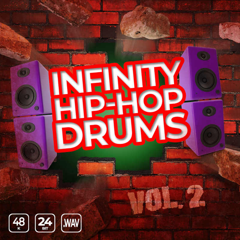 Epic Stock Media - Infinity Hip Hop Drums Vol 2 Sample Packs Software GUI Artwork