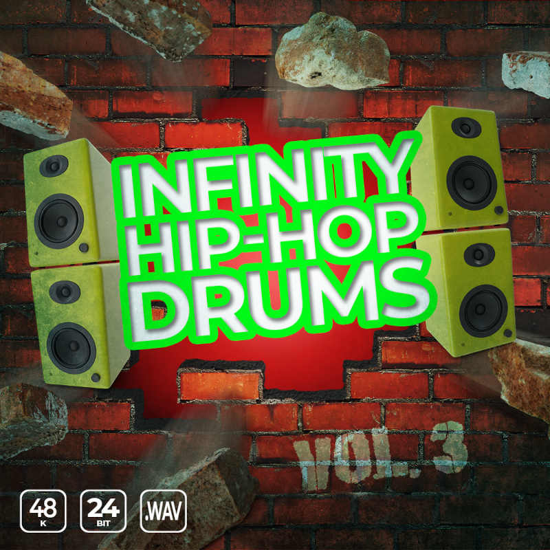 Epic Stock Media - Infinity Hip Hop Drums Vol 3 Sample Packs Software GUI Artwork