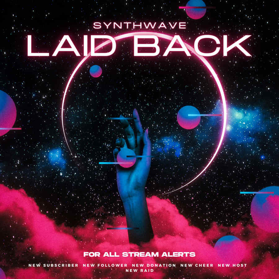 Epic Stock Media - Laid Back Synthwave Alert Sounds Sample Packs Software GUI Artwork