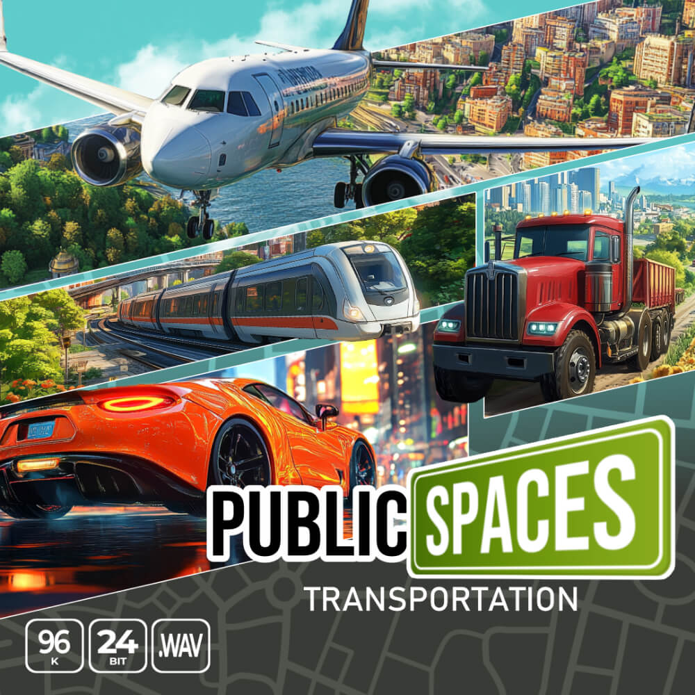 Epic Stock Media - Public Spaces - Transportation Sounds Sample Packs Software GUI Artwork