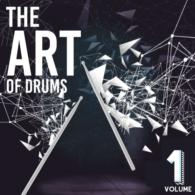 Epic Stock Media - The Art of Drums Vol 1 Sample Packs Software GUI Artwork