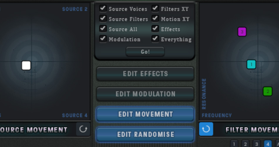 Ergo Kukke - Virtual Symphony - Edit Randomise’ Page
