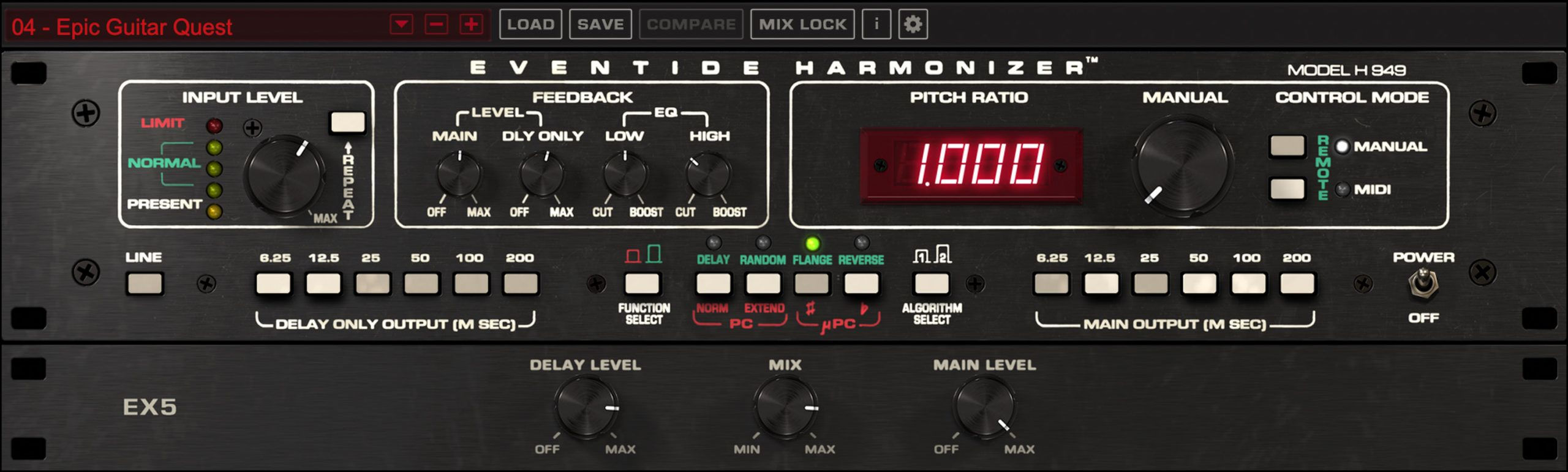 Eventide - H949 Harmonizer Plugins & FX Software GUI Artwork