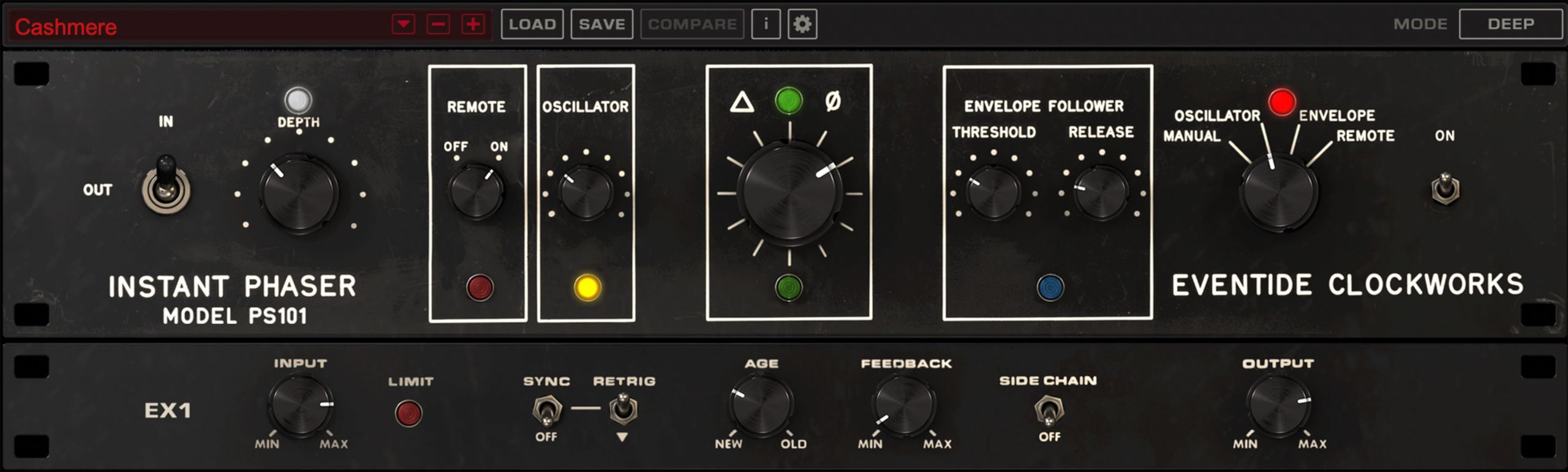 Eventide - Instant Phaser MKII Plugins & FX Software GUI Artwork
