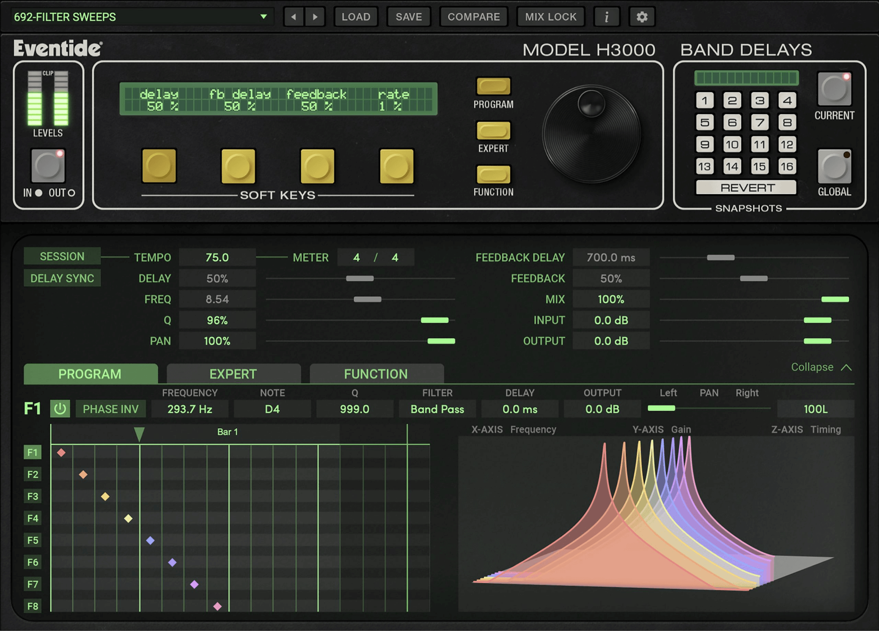 Eventide - H3000 Band Delays Mkii Plugins & FX Software GUI Artwork