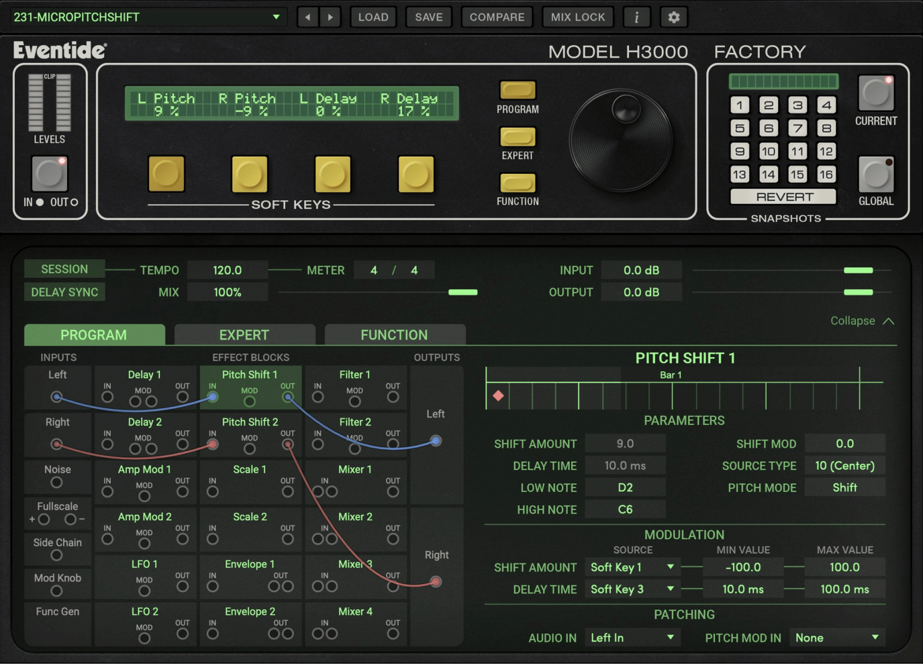 Eventide - H3000 Factory Mkii Plugins & FX Software GUI Artwork