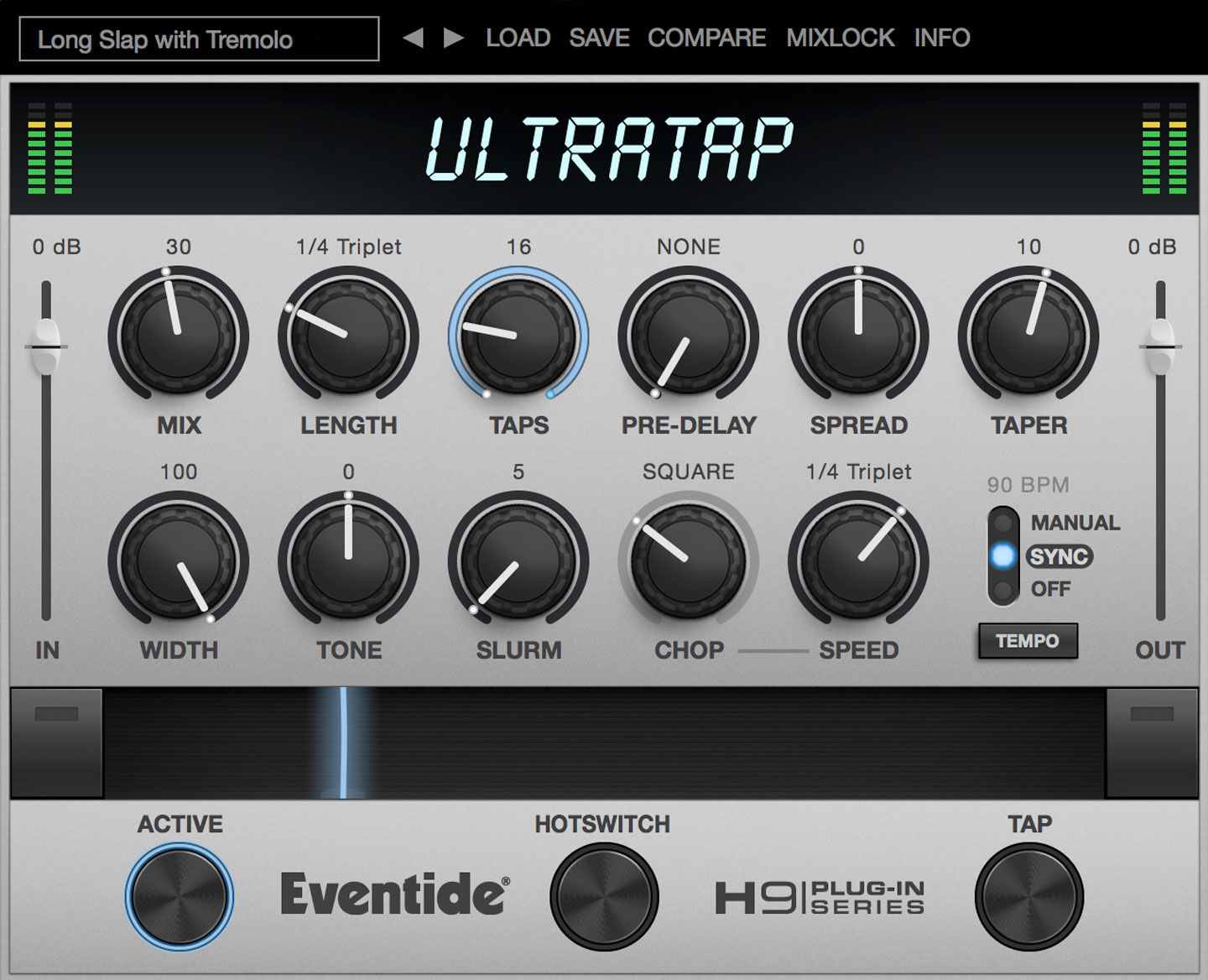 Eventide - UltraTap Plugins & FX Software GUI Artwork