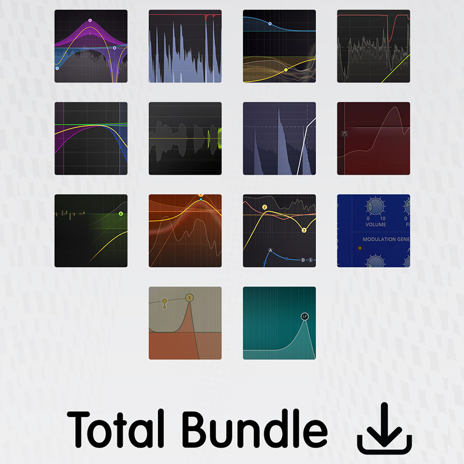 FabFilter - FabFilter Total Bundle Plugins & FX Software GUI Artwork