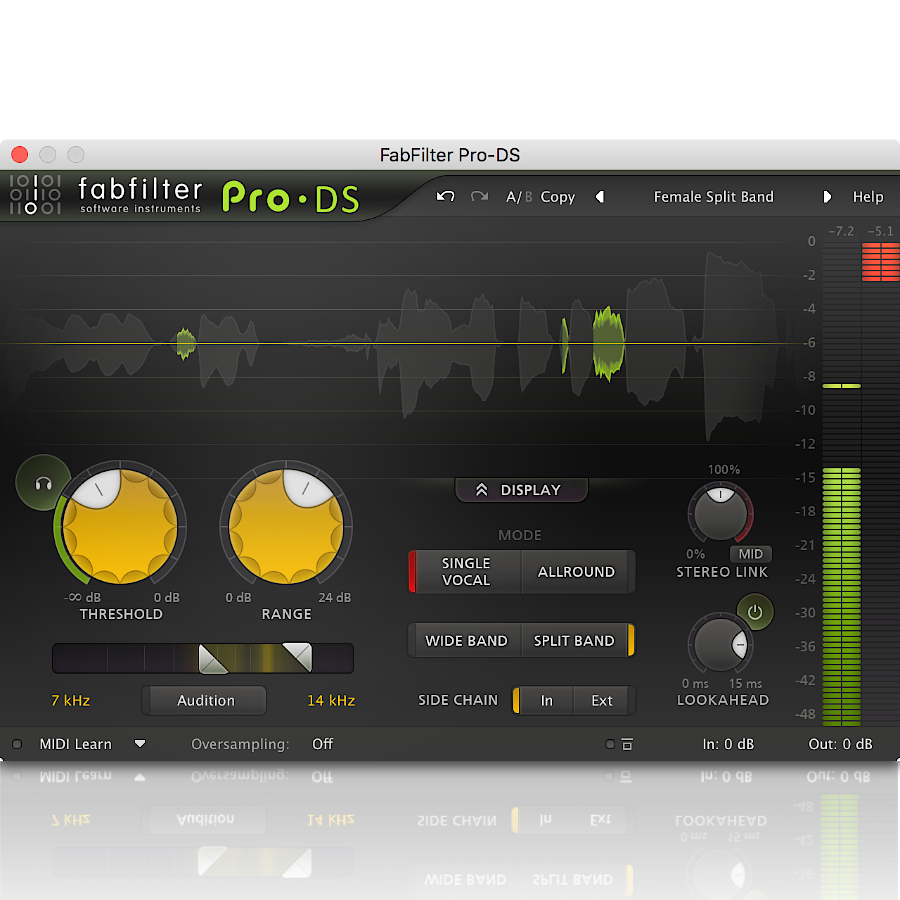 FabFilter - FabFilter Pro-DS Plugins & FX Software GUI Artwork