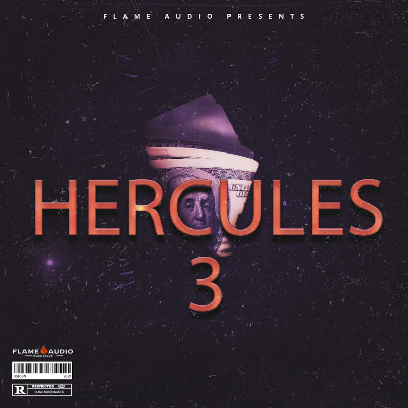 Flame Audio - Hercules 3 Sample Packs Software GUI Artwork