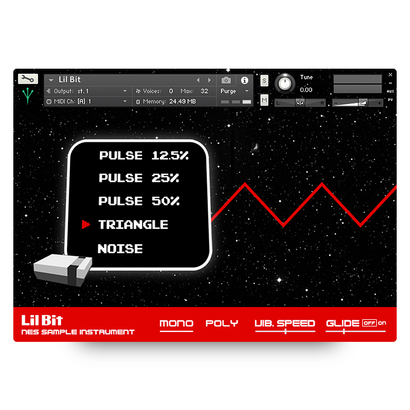 Frog City Samples - Lil Bit Kontakt Instruments Software GUI Artwork