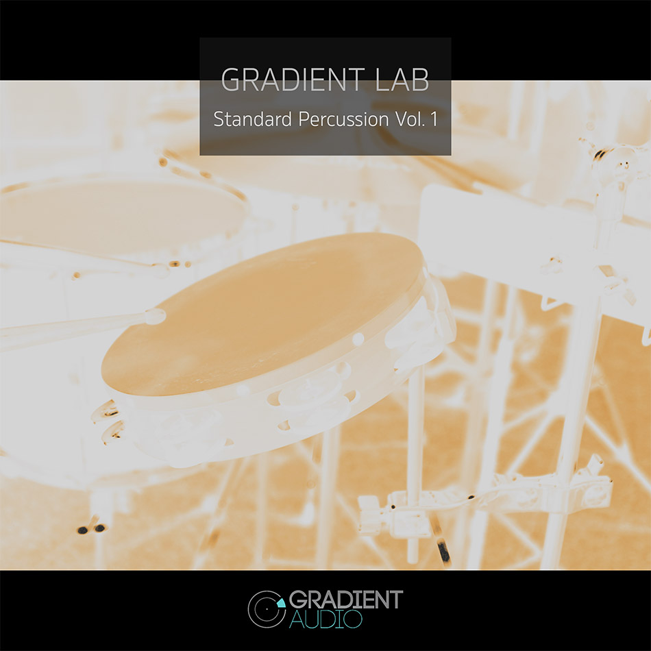 Gradient Lab - Standard Percussion Vol 1 Sample Packs Software GUI Artwork