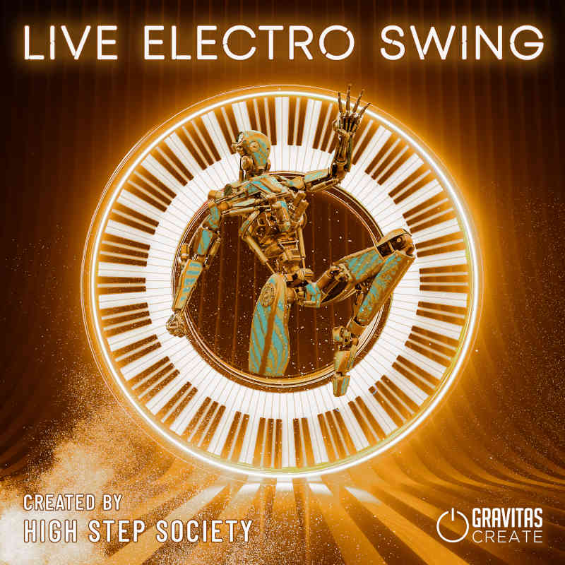 Gravitas Create - High Step Society - Live Electro Swing Sample Packs Software GUI Artwork