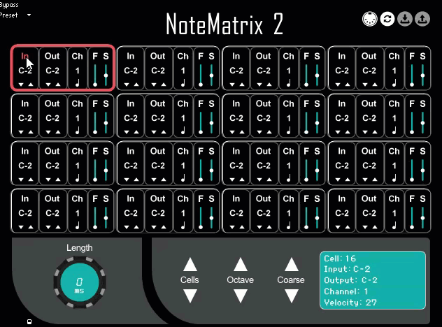 HD Instruments - NoteMatrix 2 Screenshot 2