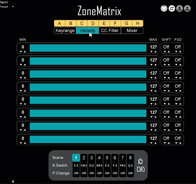 HD Instruments - ZoneMatrix Screenshot 2