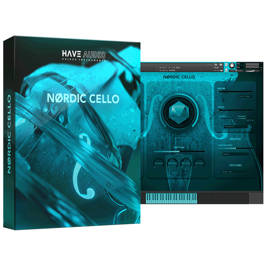 HAVE Audio - Nordic Cello Kontakt Instruments Software GUI Artwork