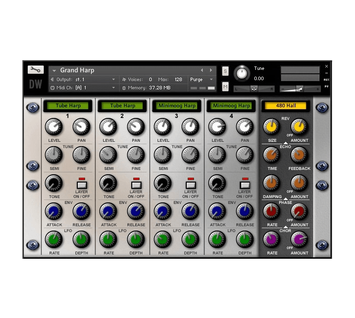 Hideaway Studio - S-VX Kontakt Instruments Software GUI Artwork