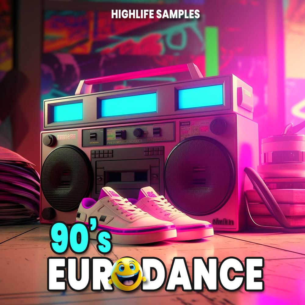 HighLife Samples - 90s EuroDance Sample Packs Software GUI Artwork