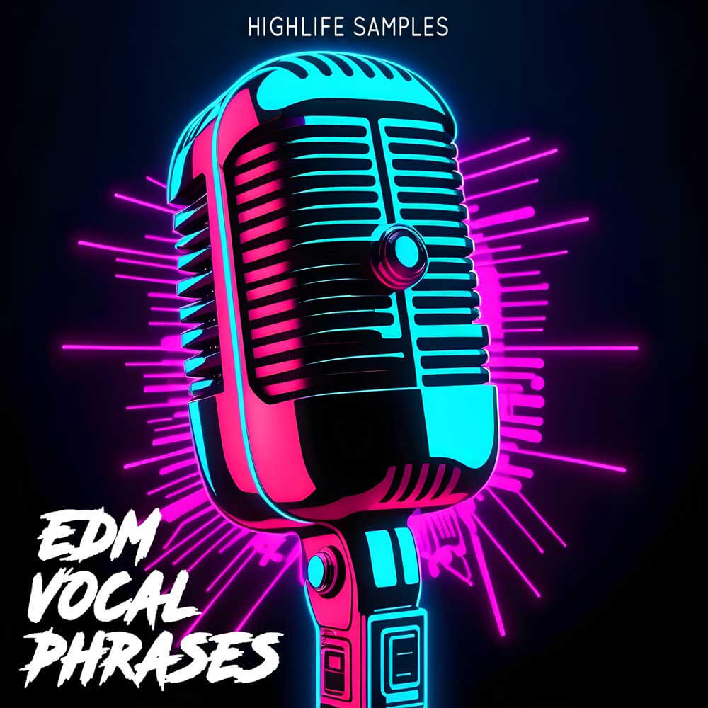 HighLife Samples - EDM Vocal Phrases Sample Packs Software GUI Artwork