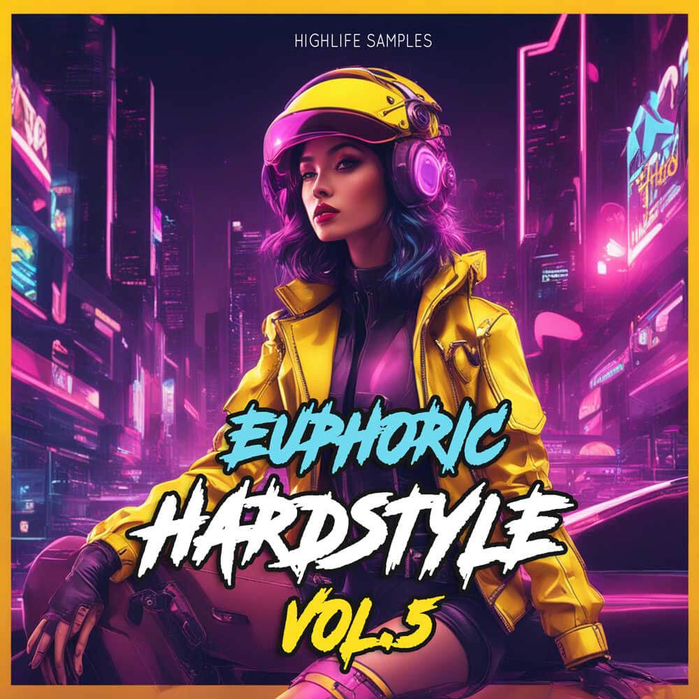HighLife Samples - Euphoric Hardstyle Vol.5 Sample Packs Software GUI Artwork