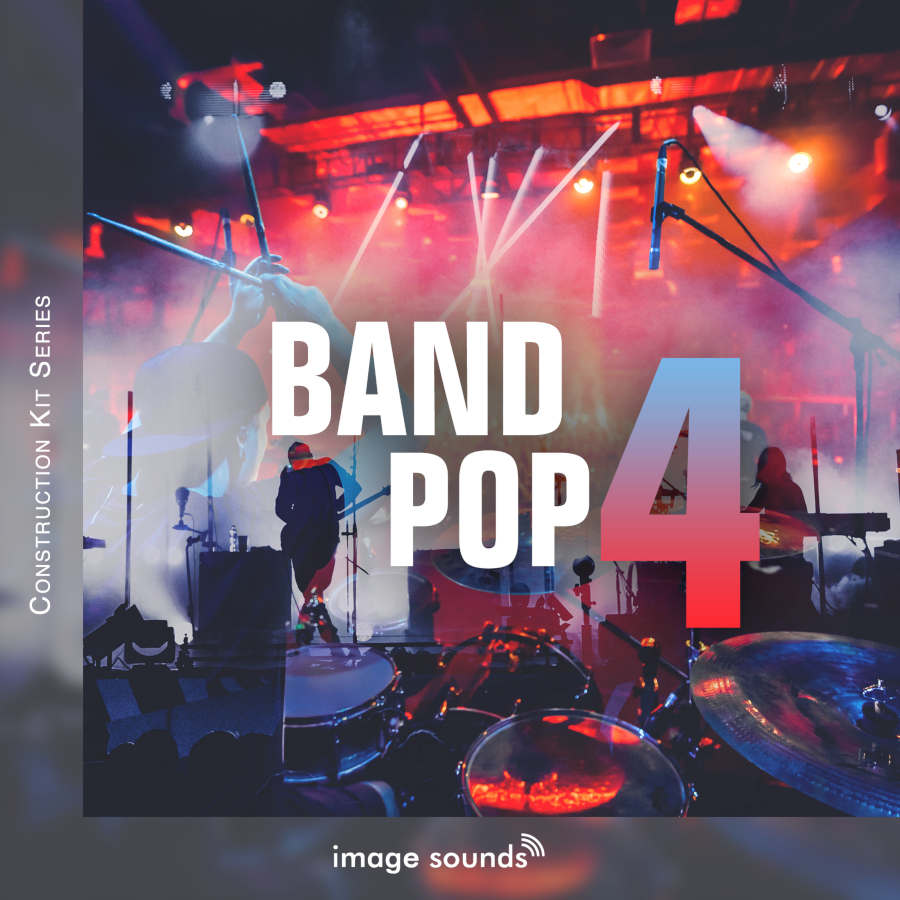 Image Sounds - Band Pop 4 Sample Packs Software GUI Artwork