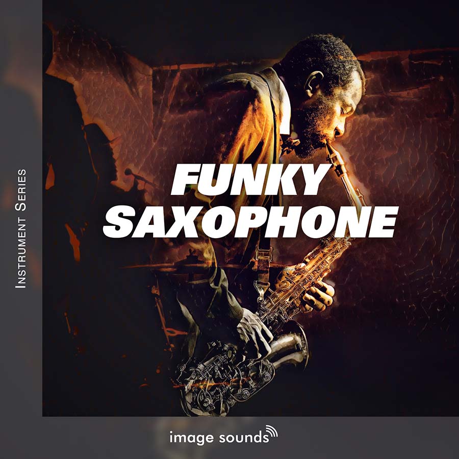 Image Sounds - Funky Soxophone Sample Packs Software GUI Artwork
